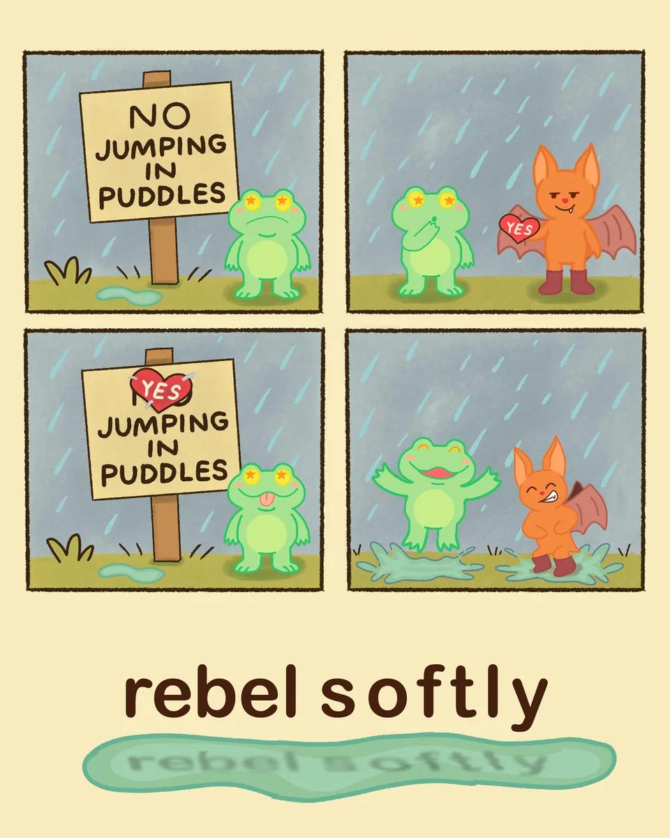rebel softly